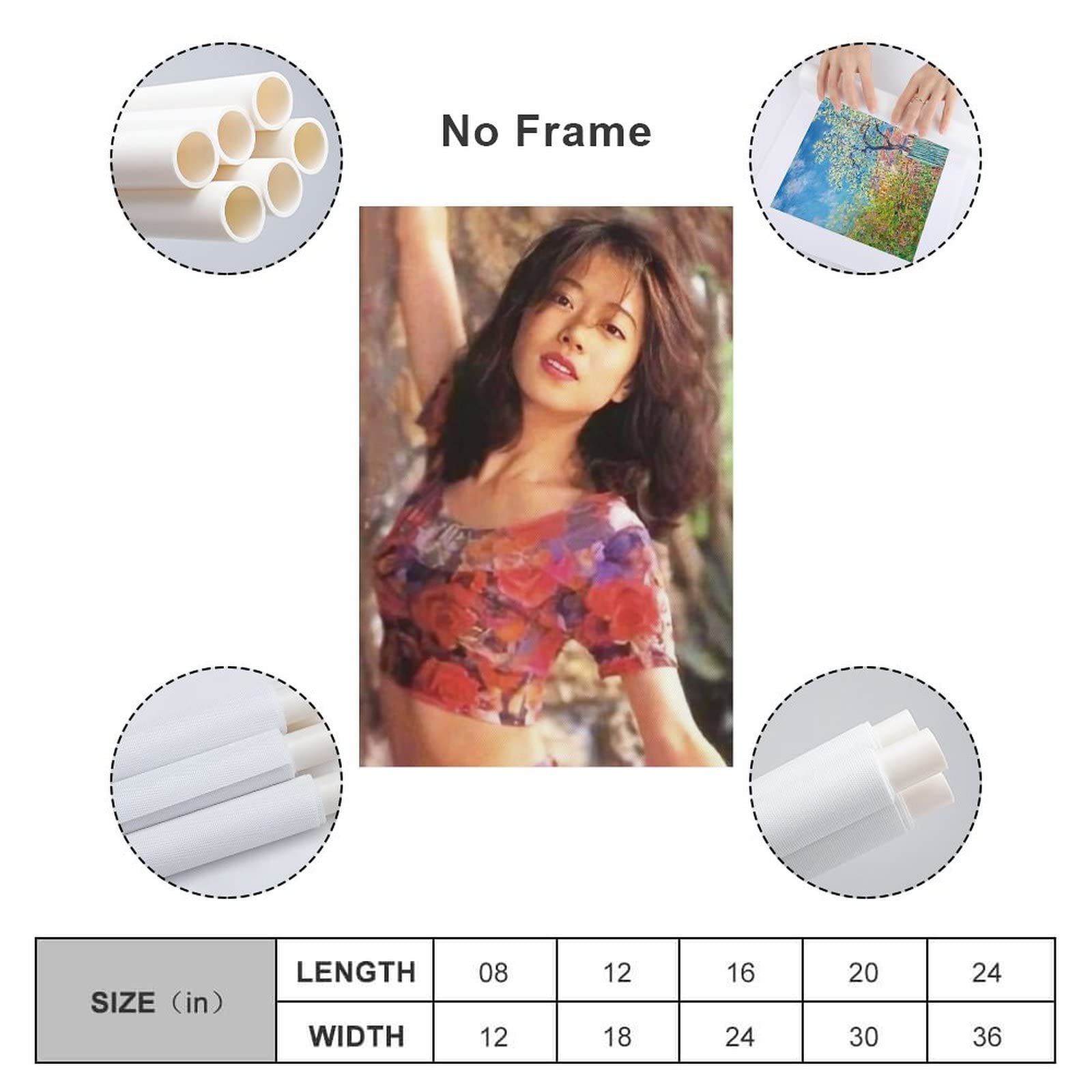 Amazon.co.jp: 中森明菜写真ビキニ下着絵画ポスター アートパネル