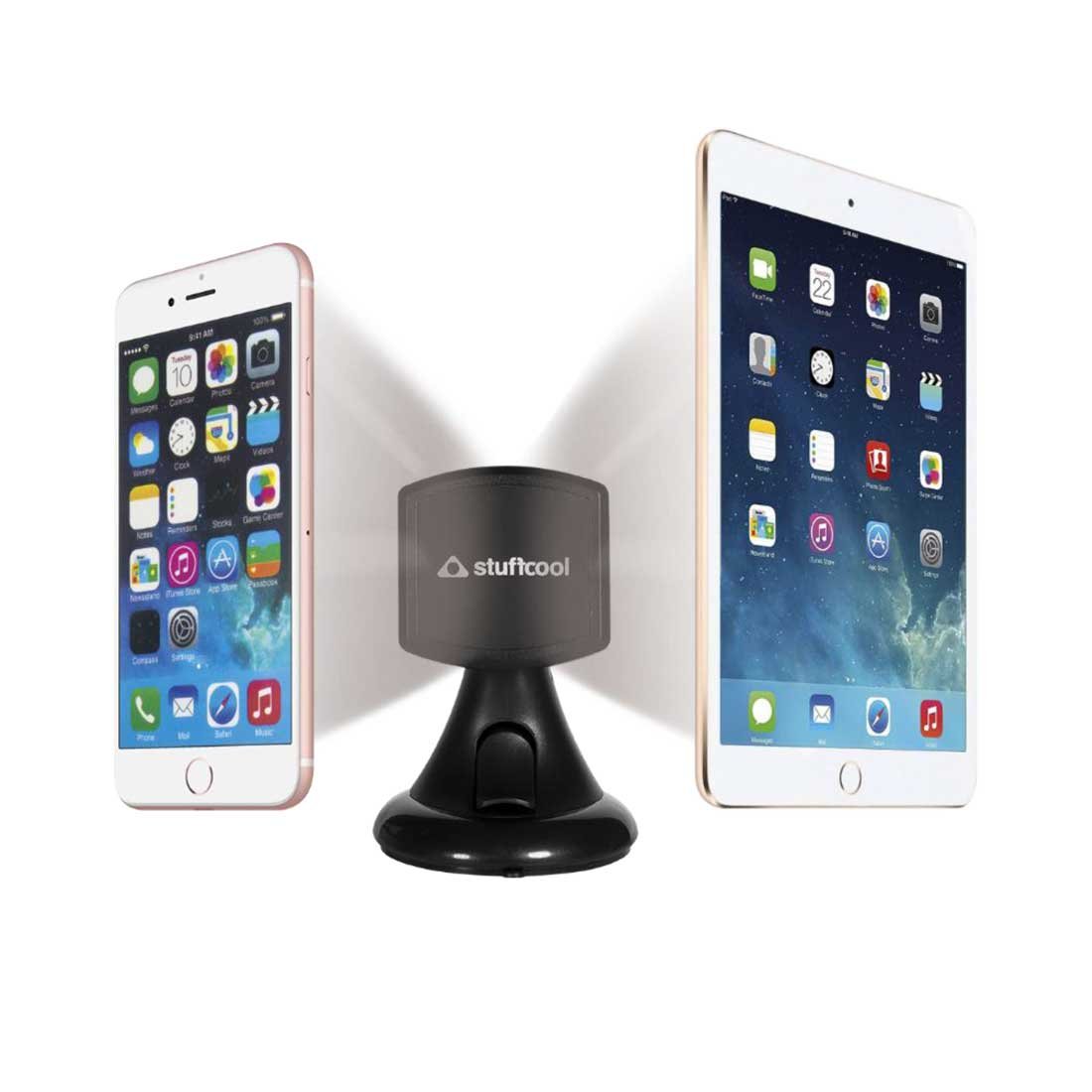Stuffcool Mag Hold Magnetic Universal Car Mount Holder for All Smartphones, Tablet & iPad - Black (B079P443RT) Amazon Price History, Amazon Price Tracker