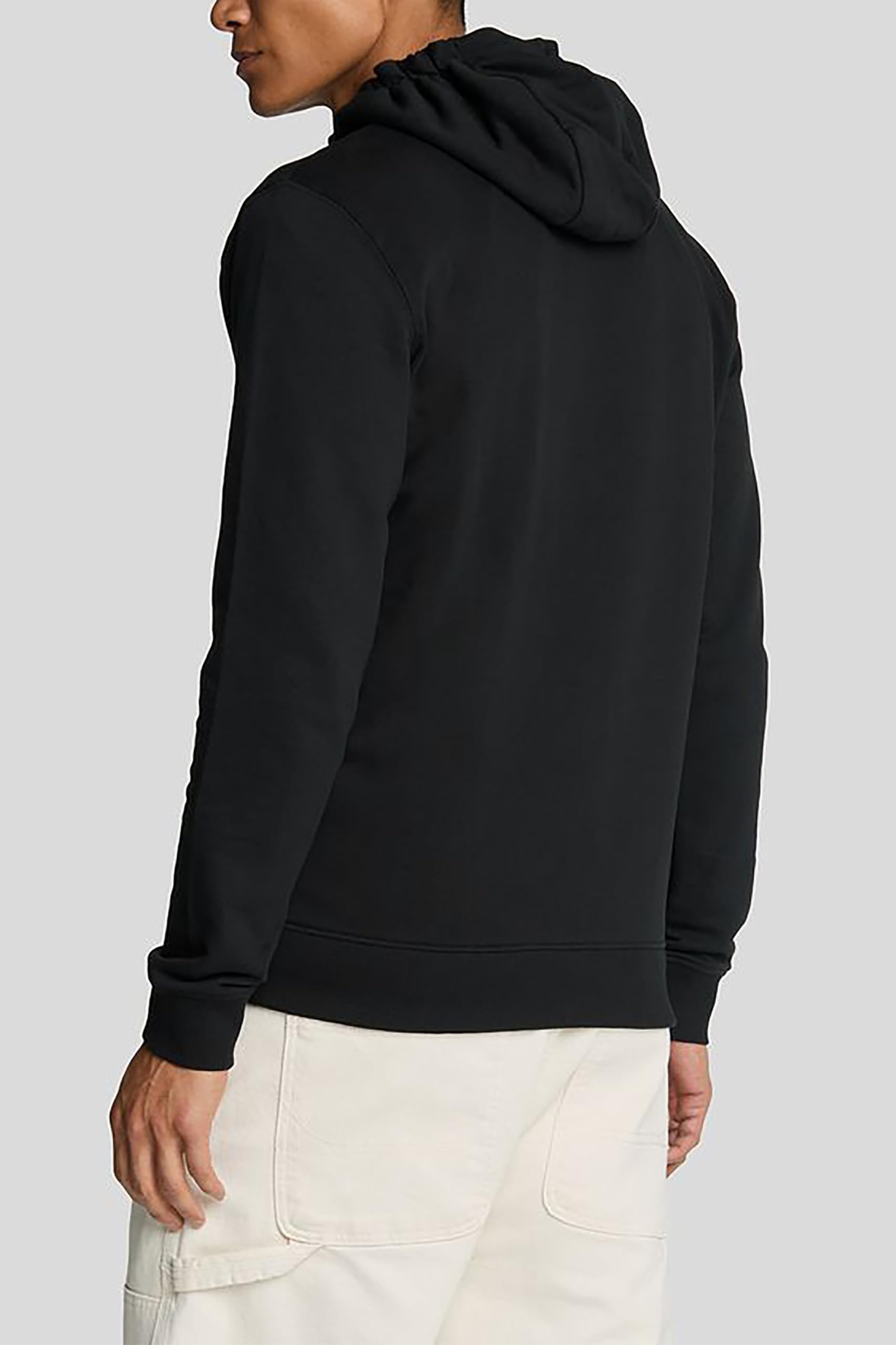 Lyle & Scott Zip Kapuzenpullover für Herren in Grau | Premium Zipper Basic Hoodie Pullover mit Reißverschluss | Winterpulli Herren Warm Hoodie | Sweatjacke aus 100% Baumwolle