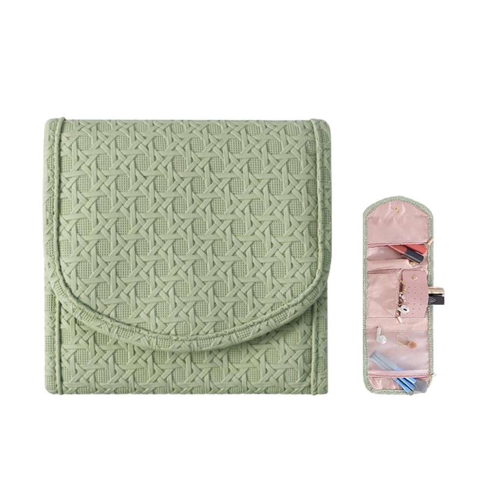 Schmuckaufbewahrung Reise Tasche Faltbar - Schmuckroll Organizer Für Halsketten, Ohrringe, Ringe