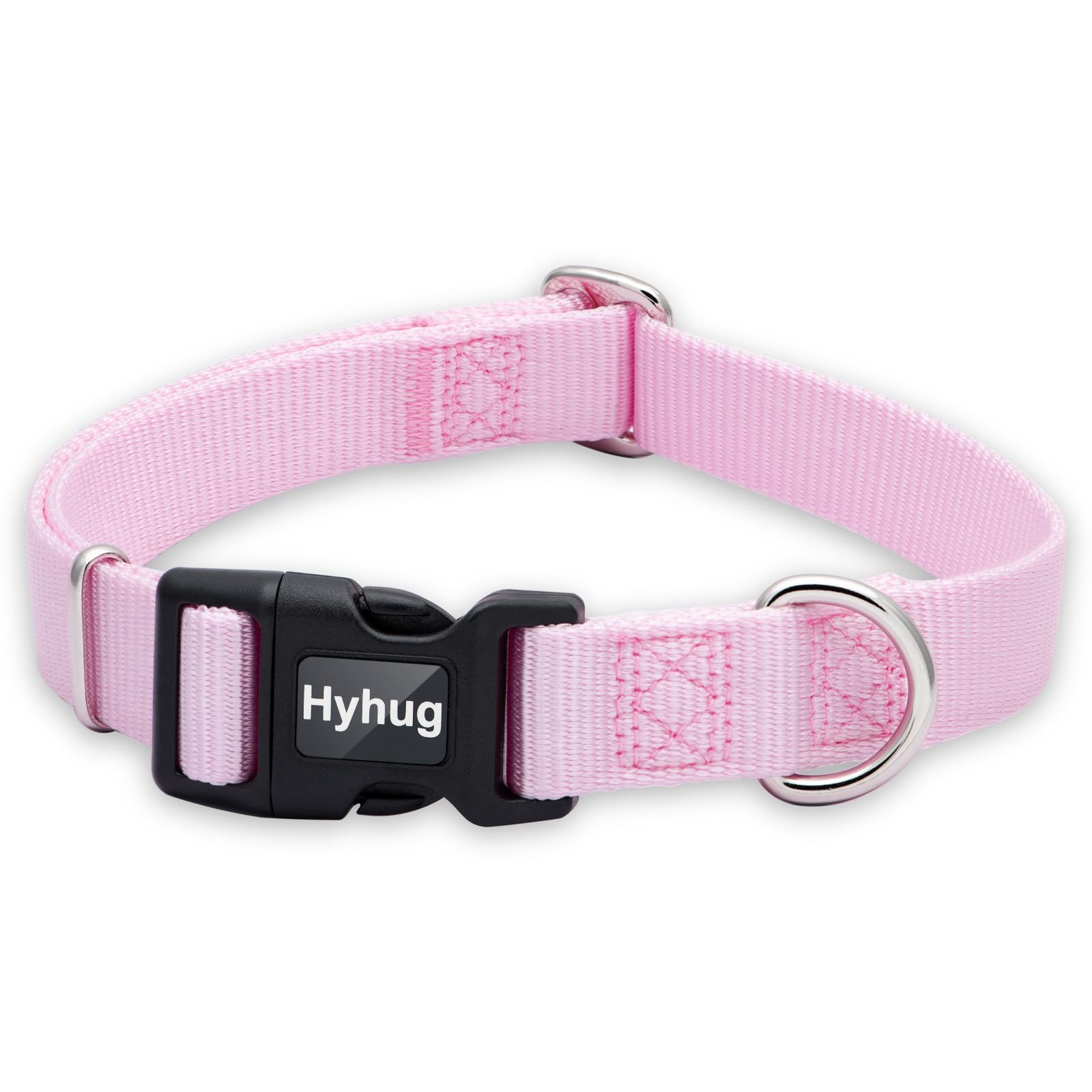 Hyhug Dog Collar, Heavy Duty Nylon Quick Release Adjustable for Small Dogs