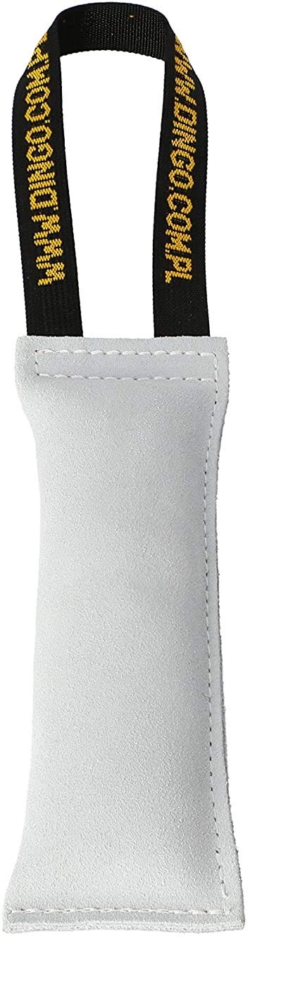 Dingo Beißwurst aus Leder mit Halter 25 cm x 6 cm Spiel Training Hundespielzeug 10591