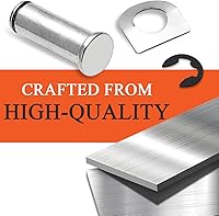 Vista 4 de FOVPLUE Kit de pasadores de montaje de estriberas, pasador de horquilla+arandela de resorte+anillo de retención para modelos Harley con estriberas