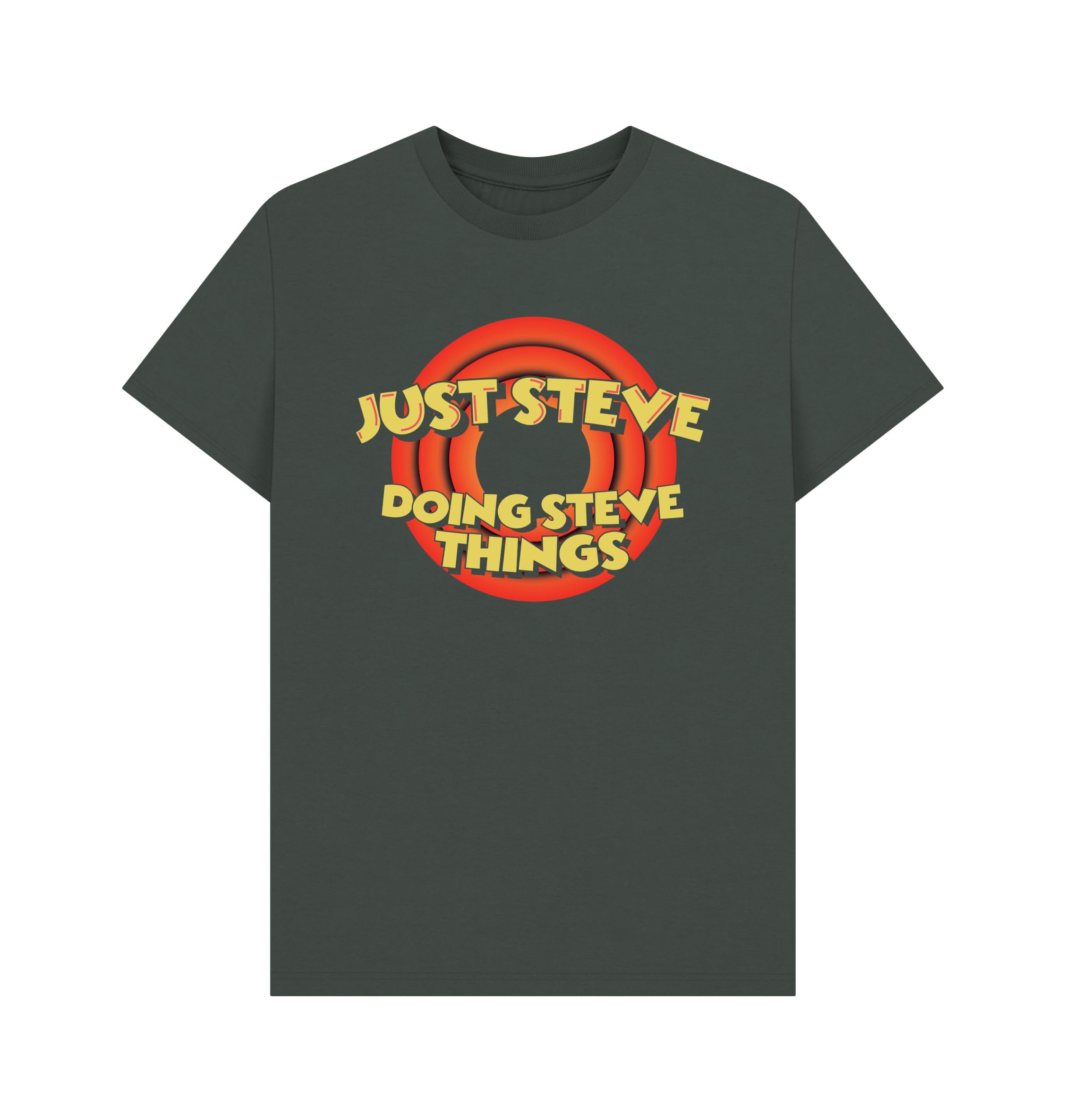 Shirtbox Just Steve Doing Steve Things Slogan T-Shirt