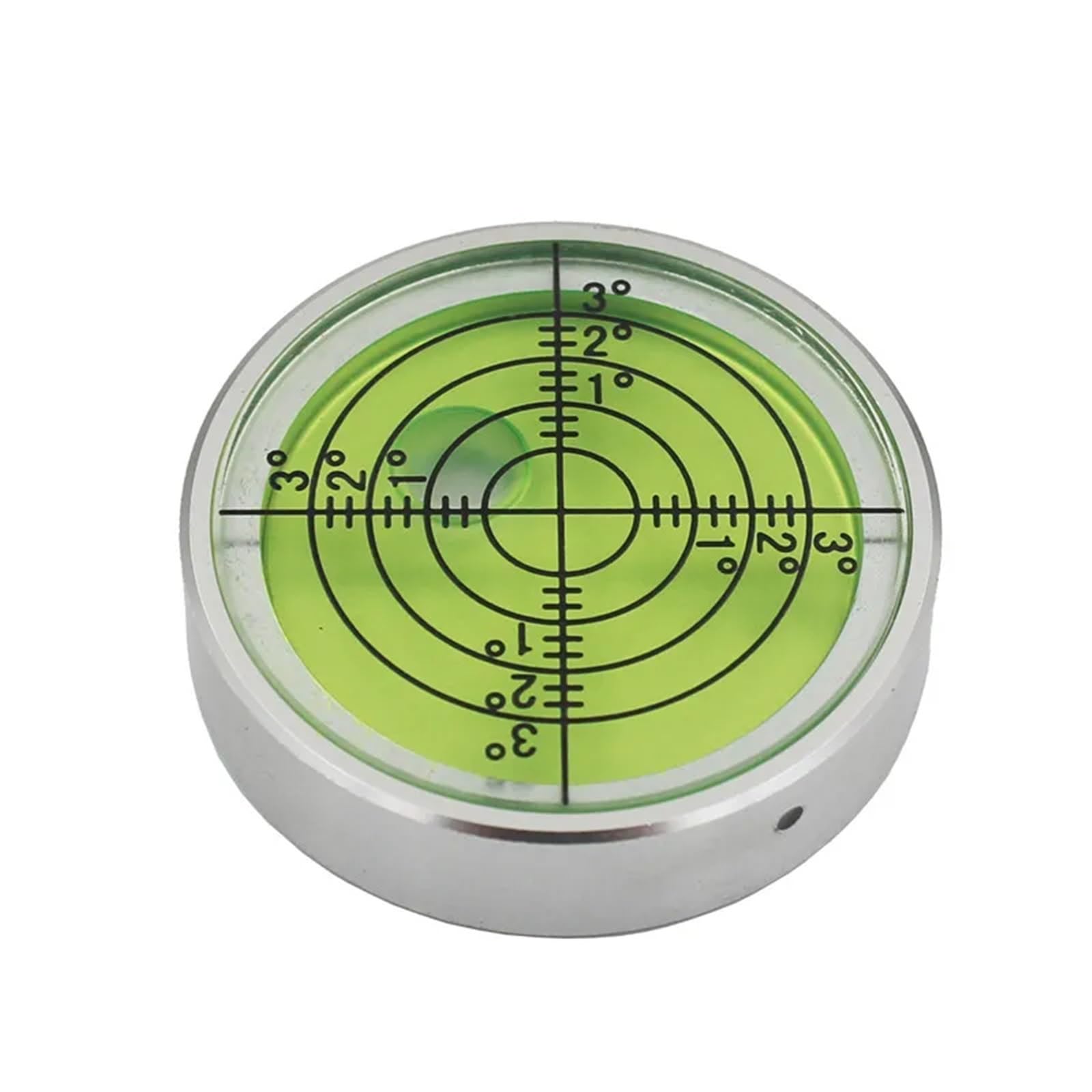 Niveau à bulle magnétique circulaire universel, haut-parleur à bulle, diamètre 40x10mm, 1 pièce(WHITE)