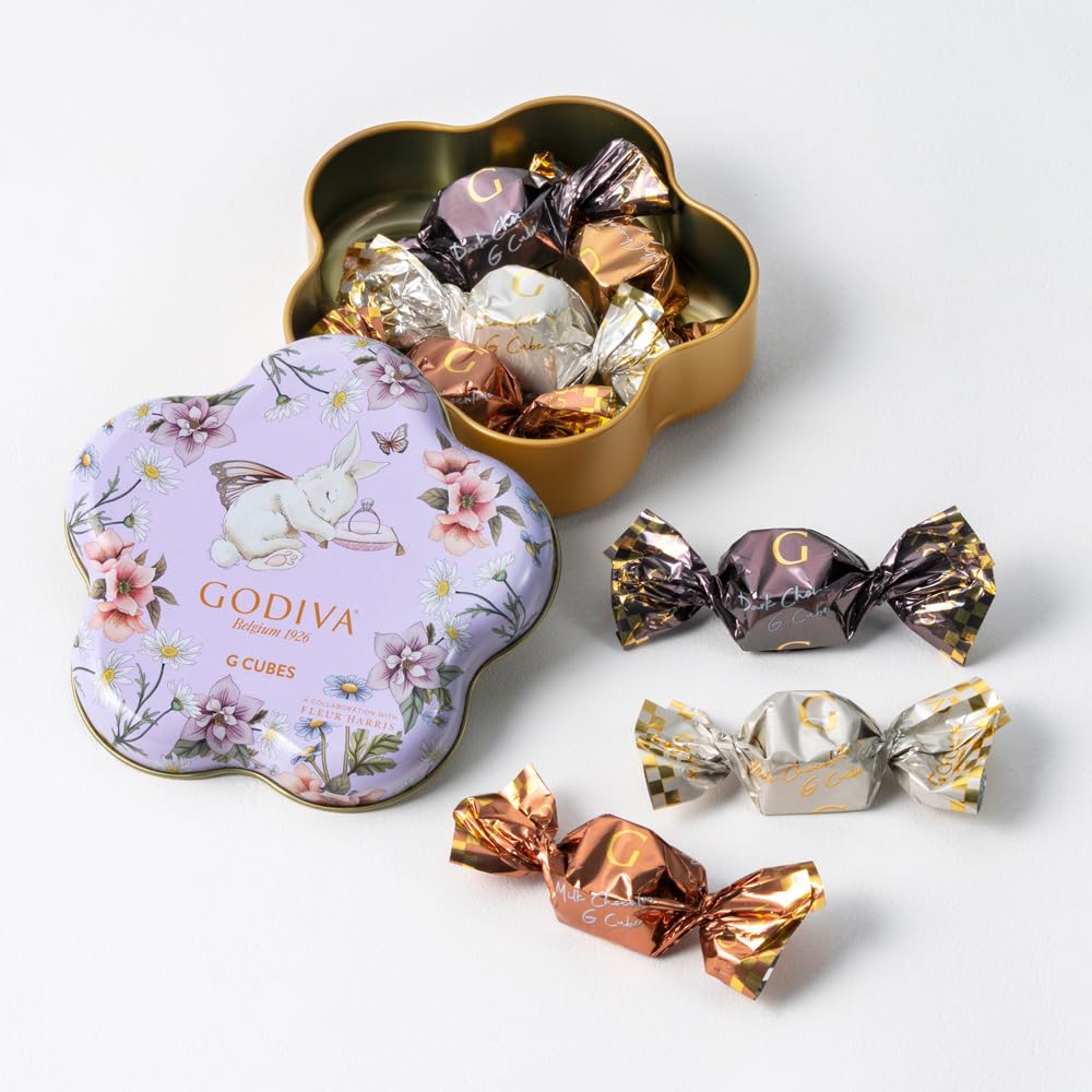 Amazon.co.jp: ゴディバ（GODIVA）羽ばたく 花咲く春 G キューブ