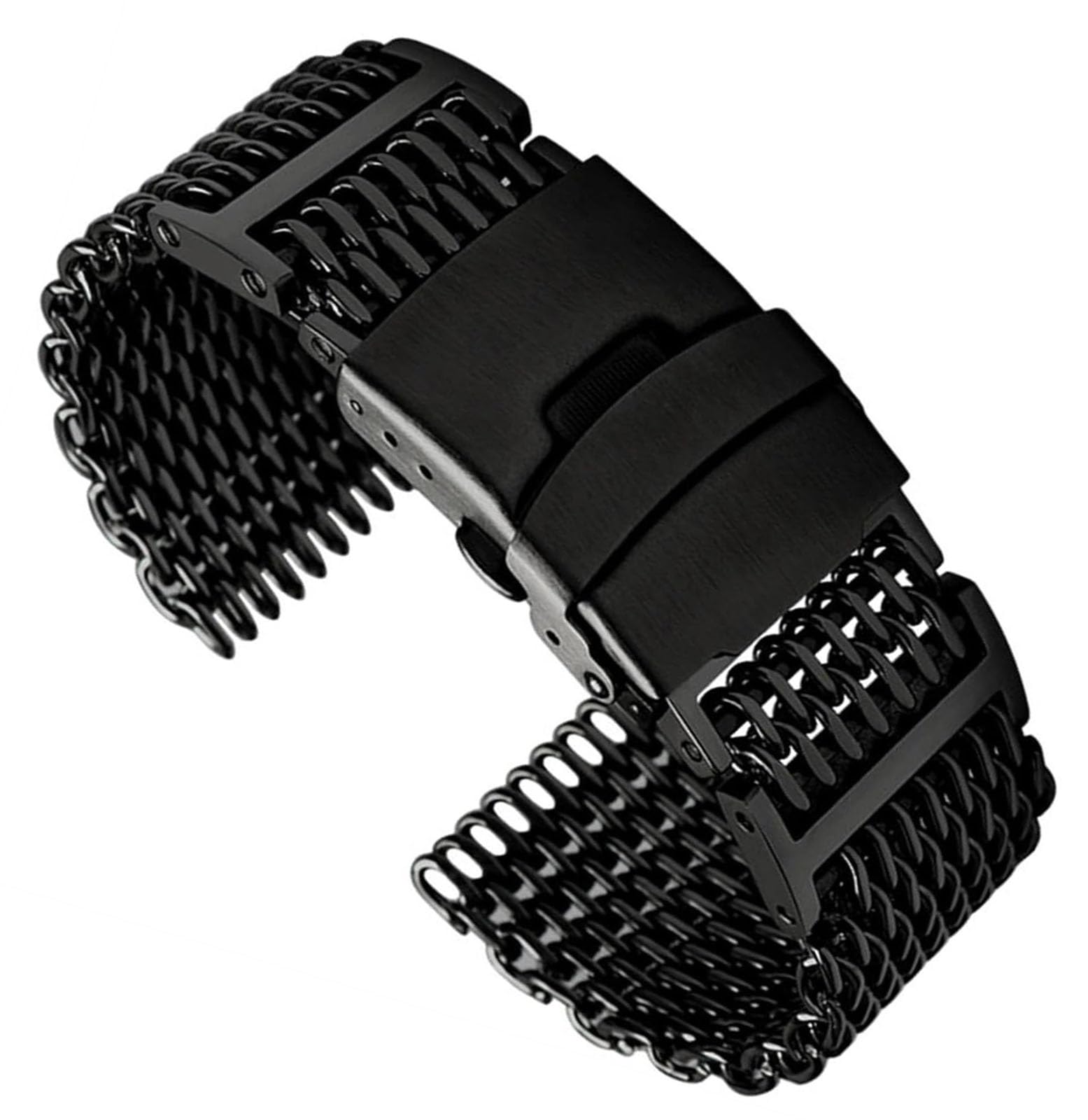 per Cinturino in Metallo Iwc Bracciale in Maglia milanese in Acciaio Inossidabile 316L per Cinturino da Polso Omage