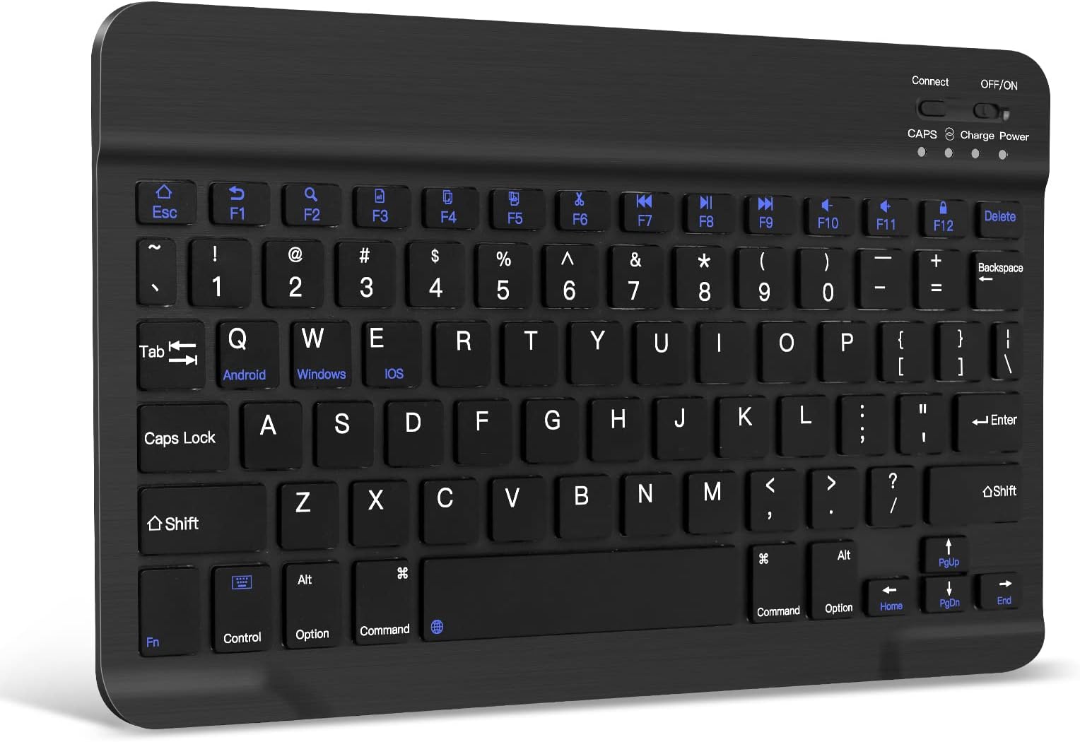 XIWMIX Ultra-Slim Wireless Bluetooth Keyboard - Universal Rechargeable Portable, Compatible with iPad（All Models 11th/10th, iPad Pro, iPad Air, iPad mini, Galaxy Tablet, iOS, Android, Windows Devices