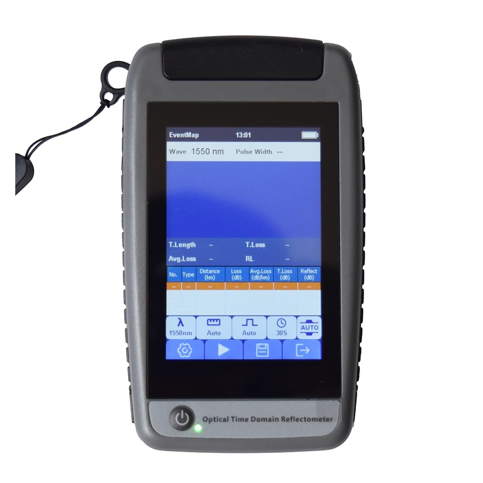 Mini OTDR 1310/1550/1610/1625/1650nm OPM OLS carte d'événements SC APC/UPC réflectomètre optique de domaine temporel écran tactile(1625nm (UPC))