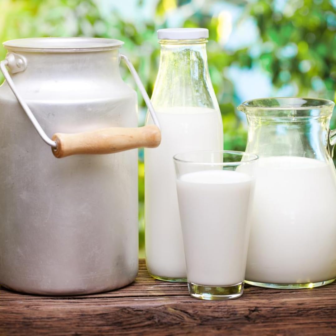 ALRALA Haltbare Weidemilch H-Milch fettarme milch% 3,8 Fett Haltbare Milch 1000 Mililiter, 24 er