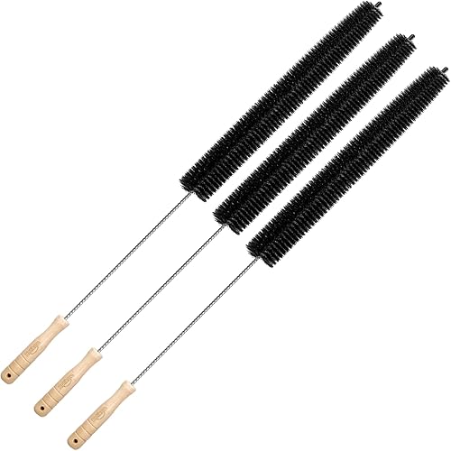 Holikme Kit de limpiador de ventilación para secadora, cepillo de pelusa para secadora de ropa, limpiador de trampa de ventilación, esencial para el