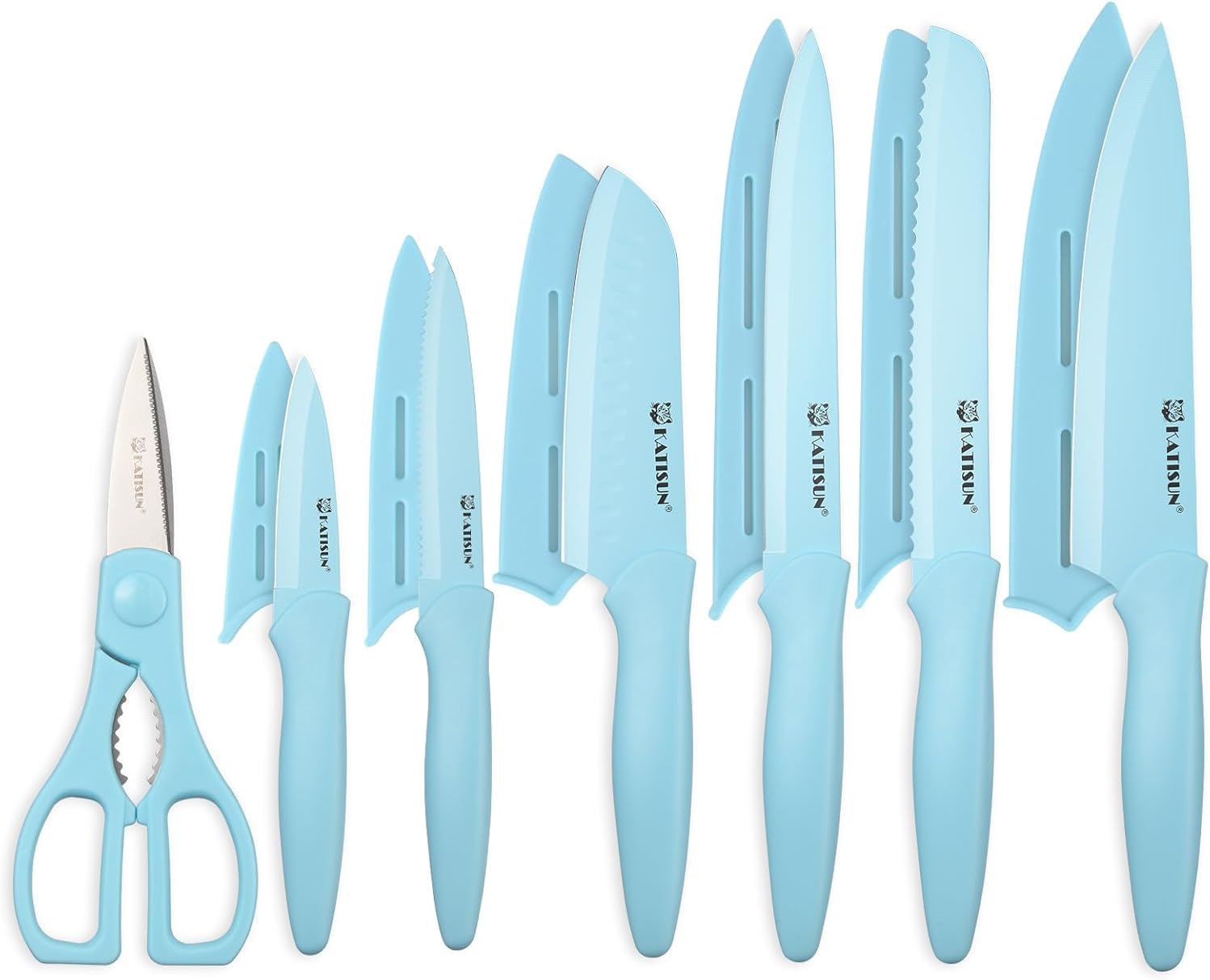 Set Cuchillos Cocina 7 Piezas Acero Inoxidable