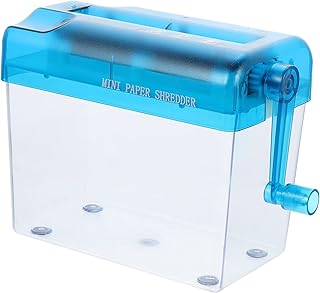 OHPHCALL Trituradora De Arquivo Trituradora De Escritório Trituradora De Papel Doméstica Trituradora De Papel Para Uso Doméstico Pequena Mini Trituradora De Mesa Trituradora Manual De Mesa