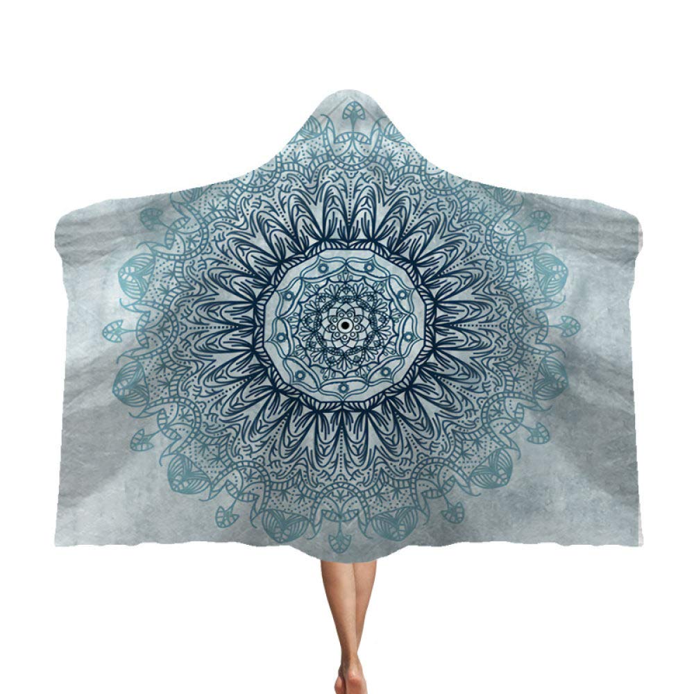 Couverture hooded blanket contre le froid au bureau rideau d'air chaud sherpa