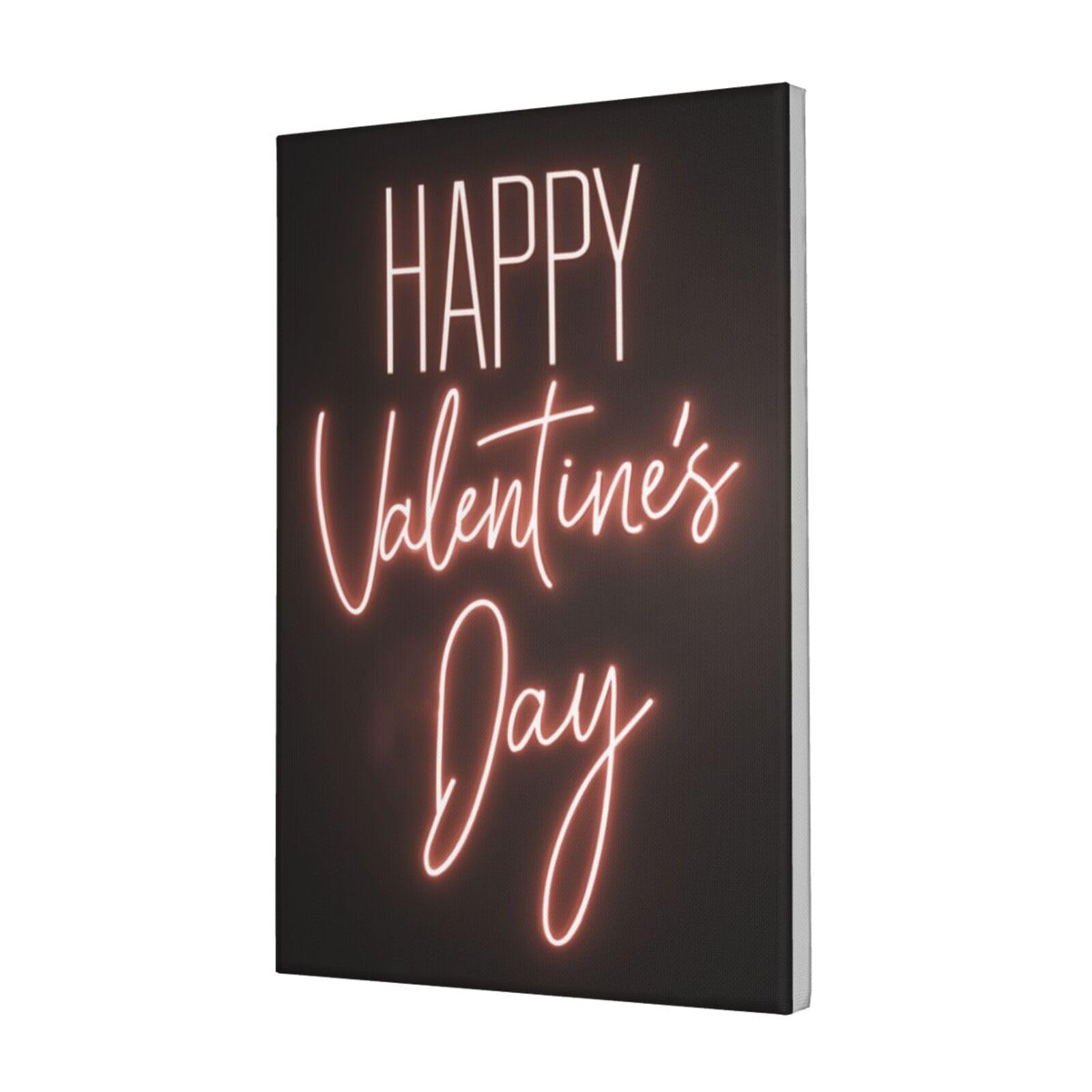 Lienzo de neón Happy Valentine's Day para decorar un dormitorio moderno 8