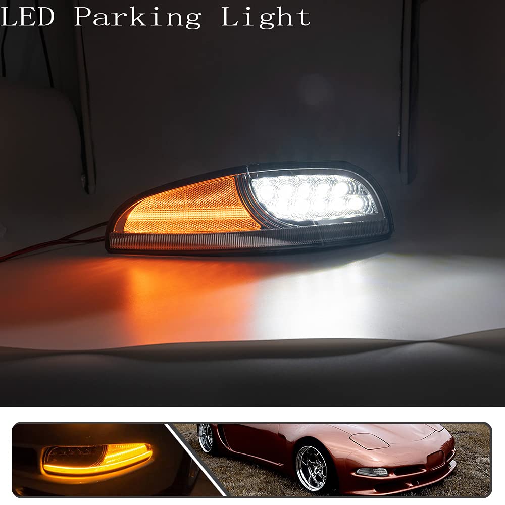 Amazon | Mingrui test 2個 LED アンバー ダイナミック シーケンシャル