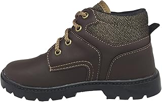 Bota Infantil Gibizinho Traction Masculina Café Coturno