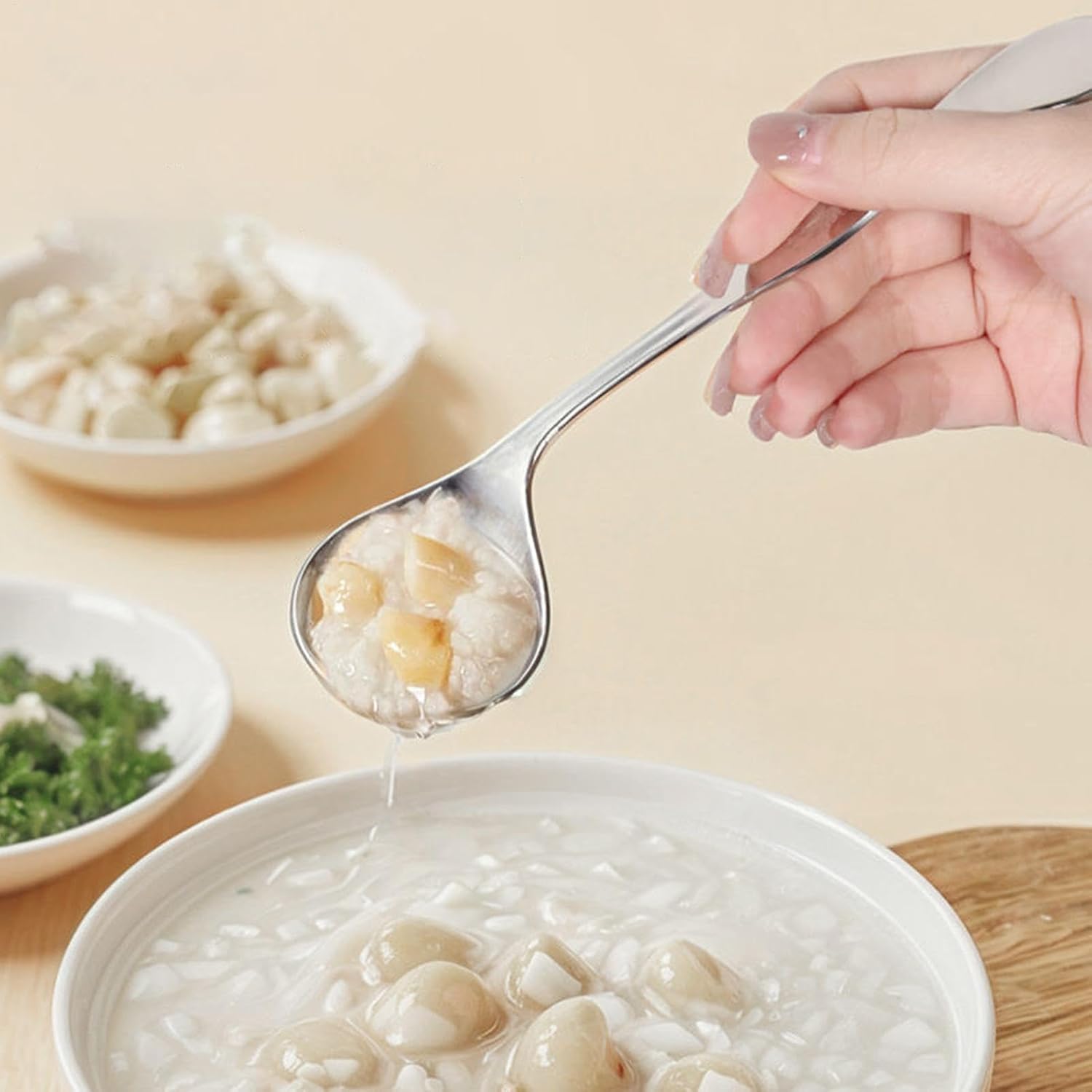 Adaptive Spoons for Elderly - Stainless Steel Tableware, Easy Grip Utensils