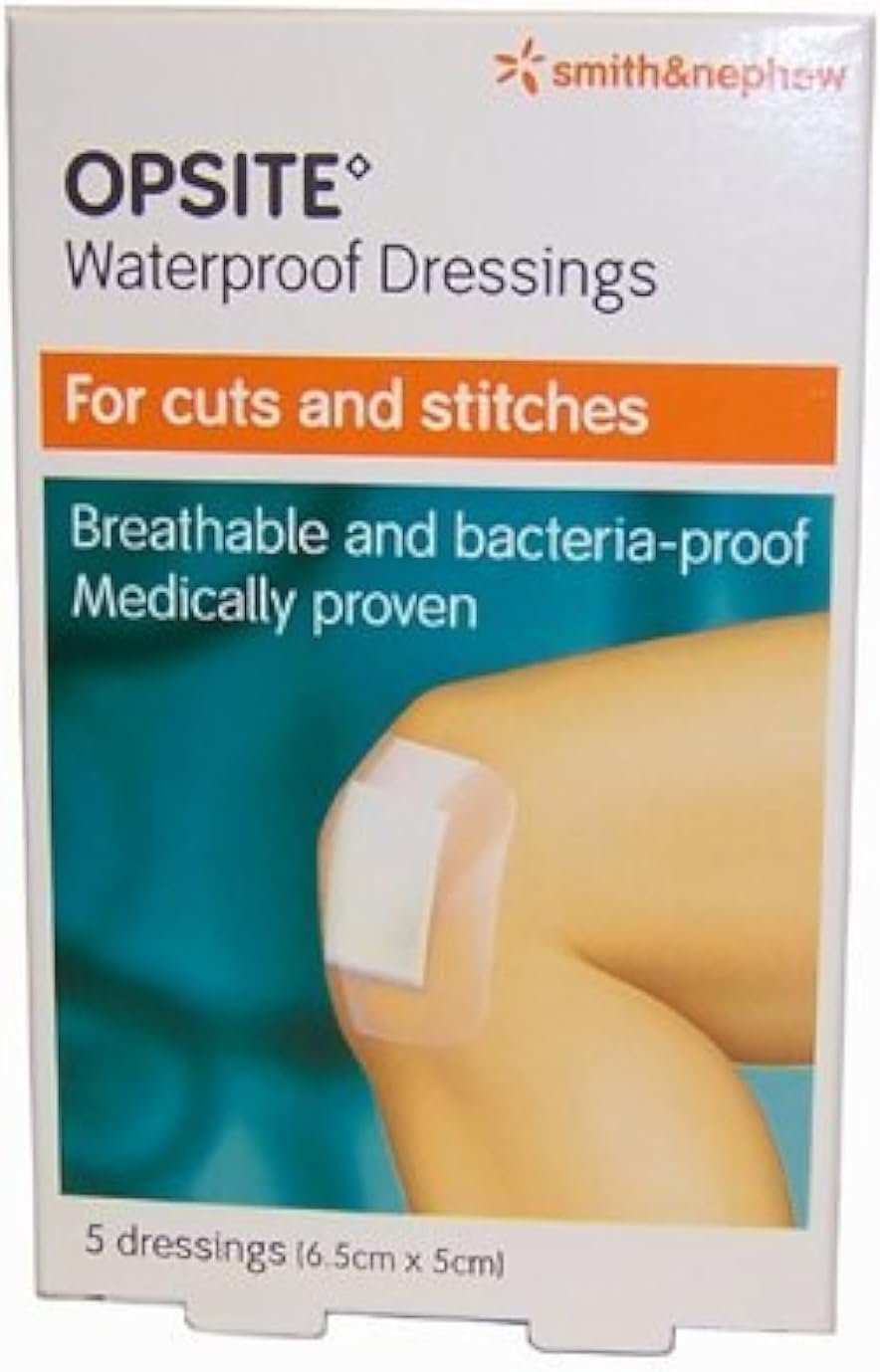 OPSITE Waterproof Dressings x5 6.5cm x5cm