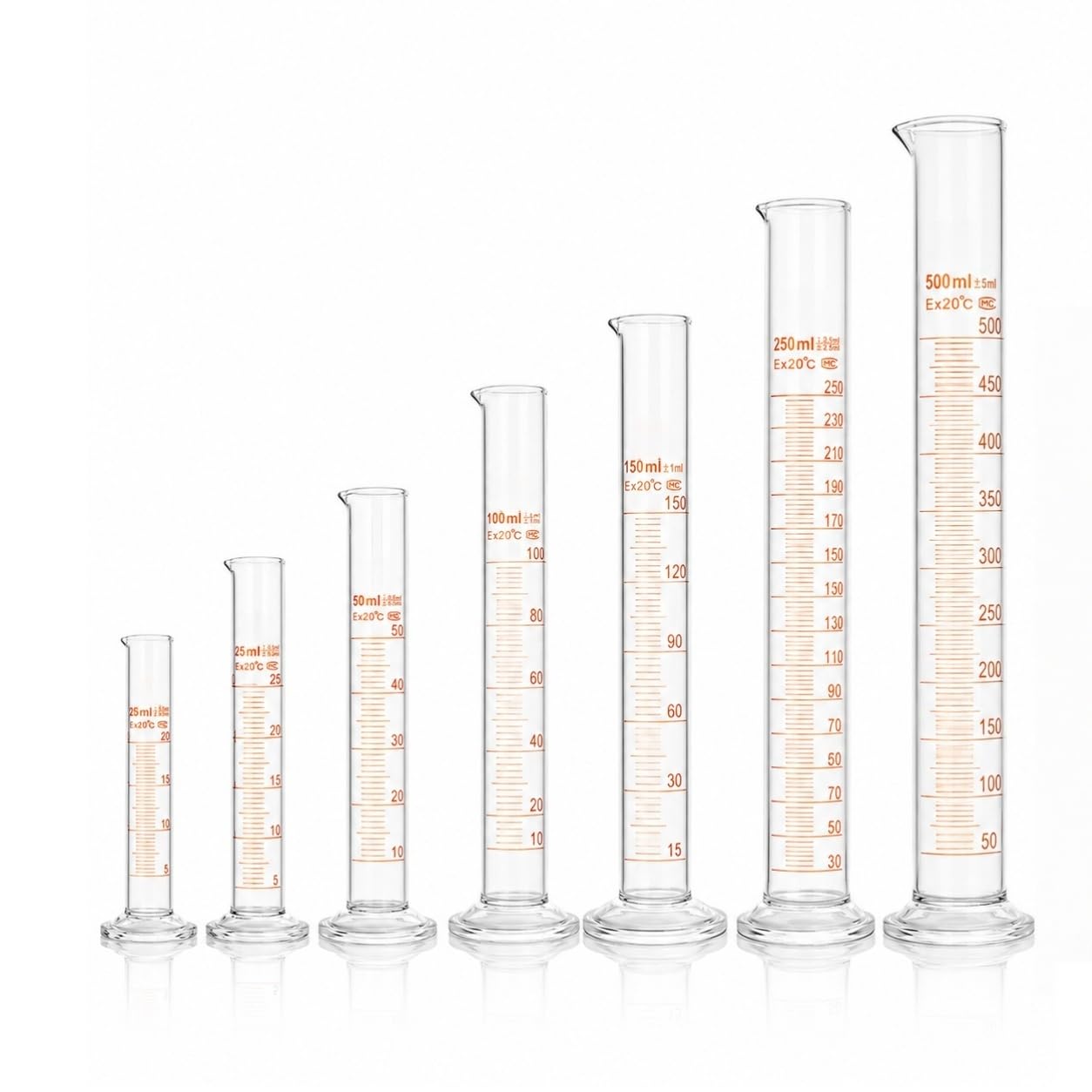 Graduierter Messzylinder aus Borosilikatglas Labormessrohr-2000mL
