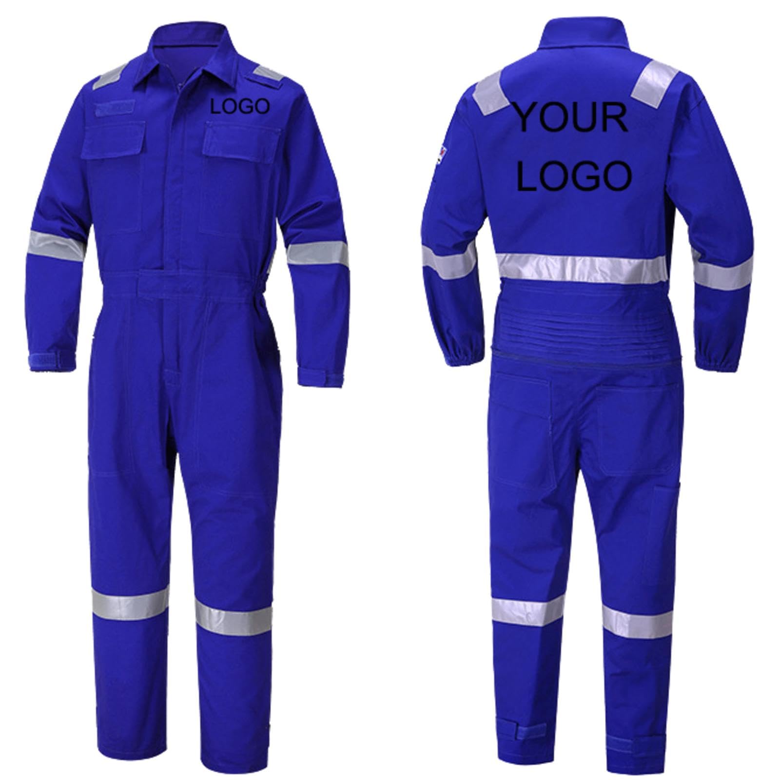 Honghuang Ropa De Trabajo con Logotipo Personalizado Taller Personalizado Uniformes De Seguridad Algodón Multibolsillos con Tiras Reflectantes para Trabajadores De Reparación