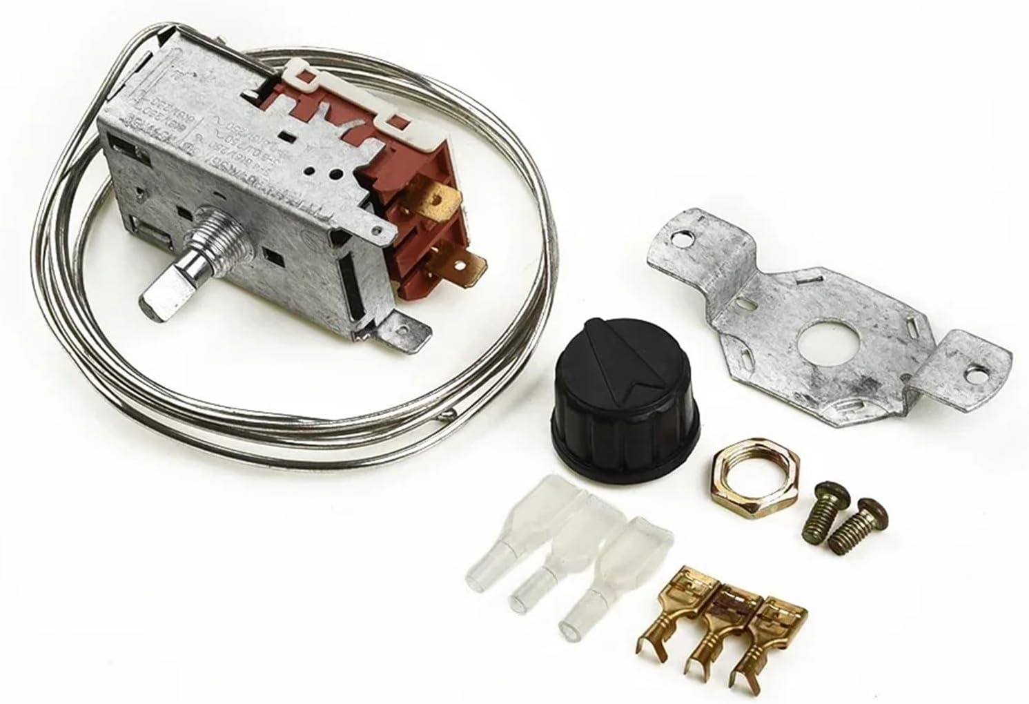 10pcs/Set Refrigerator Thermostat Refrigerator Thermostat Temperature Control Switch Controller for 115V 60Hz 75A