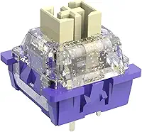 Switch para Teclado Mecânico Redragon Panda Tátil de Dois Estágios Roxo com Glitter 60gf 3 Pinos IP56 com 38un A113 HP1