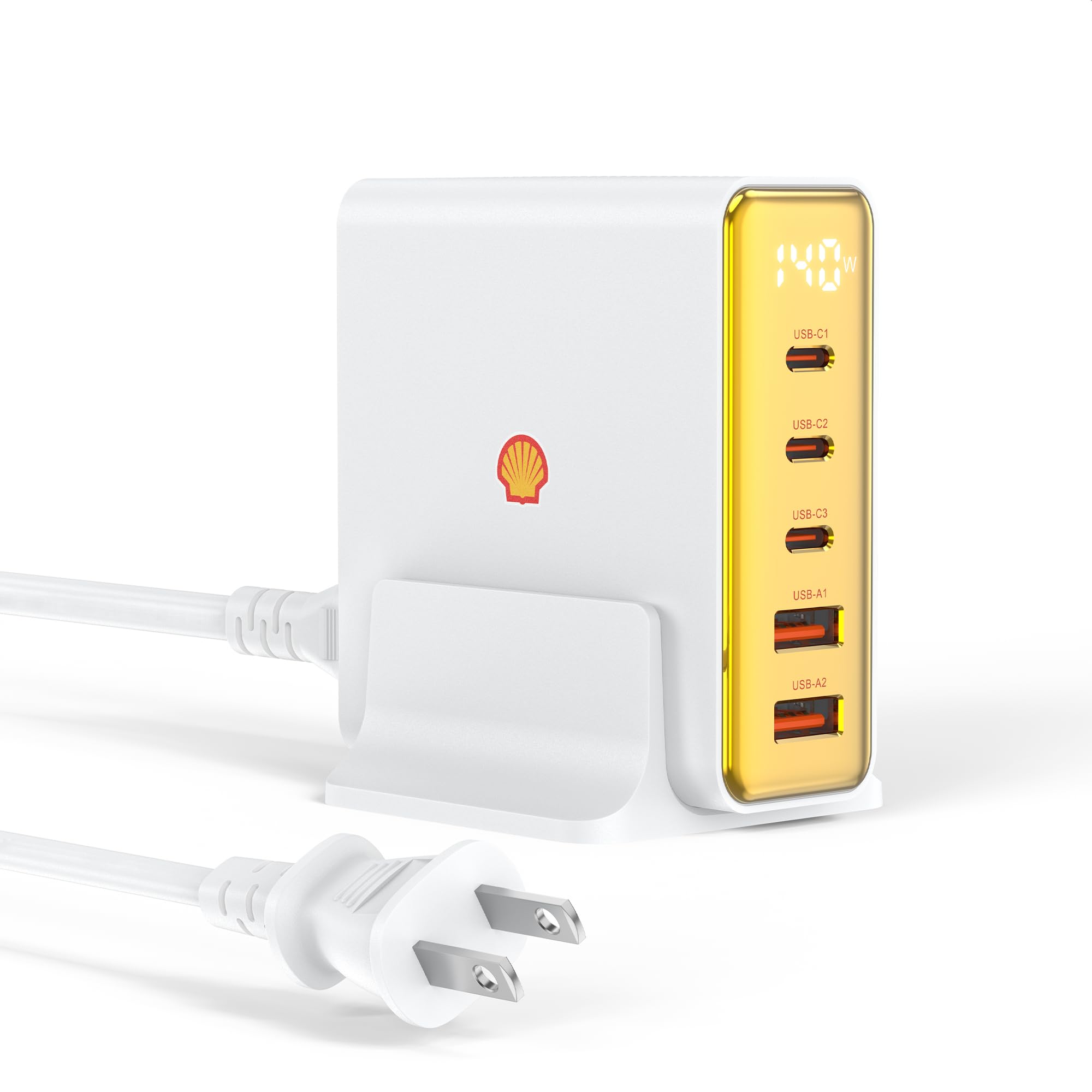 Amazon.co.jp: Shell 急速充電器 合計140W高出力 5台同時充電 (USB-C