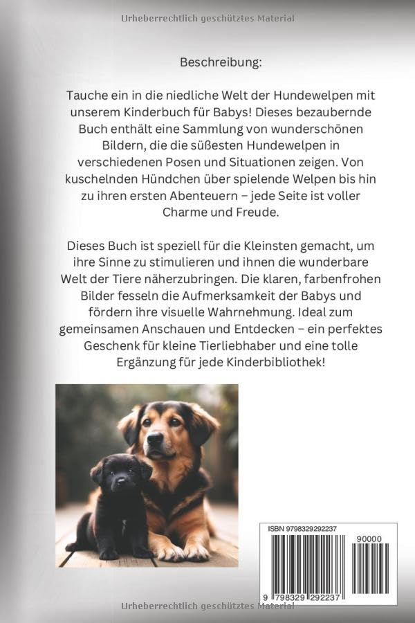'Meine ersten Hundewelpen': 'Süße Bilder für kleine Tierfreunde'