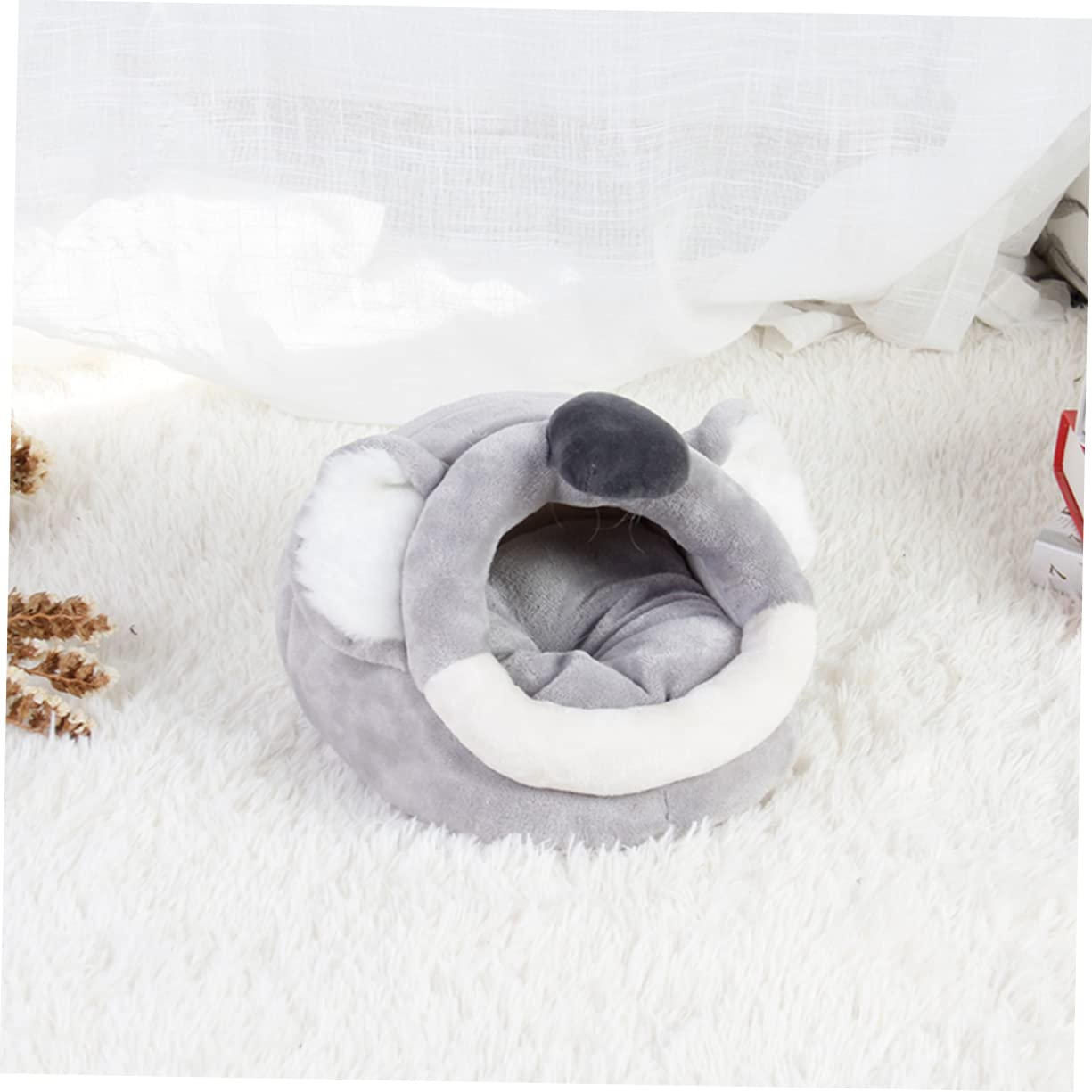DOITOOL Maison pour Petit Animal de Grotte, Nid Koala Chaud et Confortable