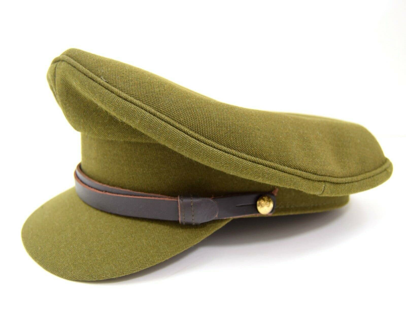 O.A British Army 1940s Khaki WW2 Peak Cap (60cm)