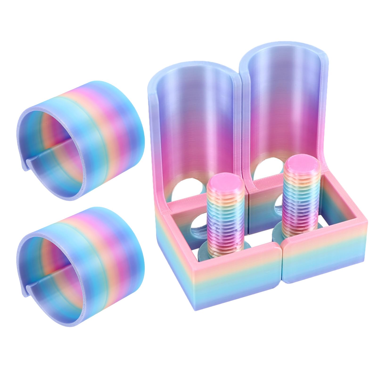 Soporte para rollos de lienzo en proyectos artísticos: organiza tu estudio con clips de colores