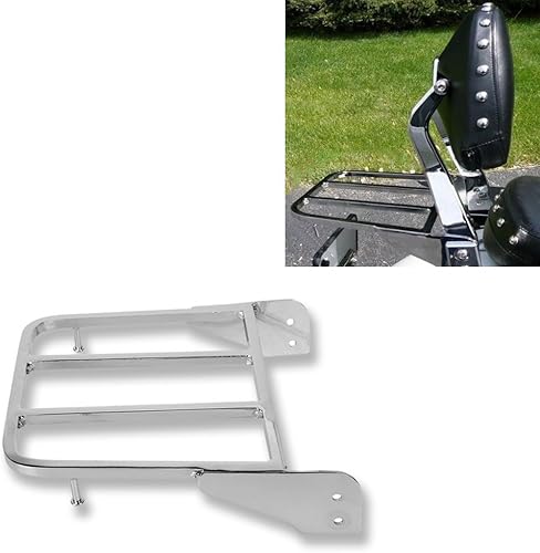 Portaequipajes trasero para motocicleta Solo Seat Sissy Bar para Intruder Volusia VL800 2001-2011, para Boulevard M50 2005-2009 y para C50 2005-2011