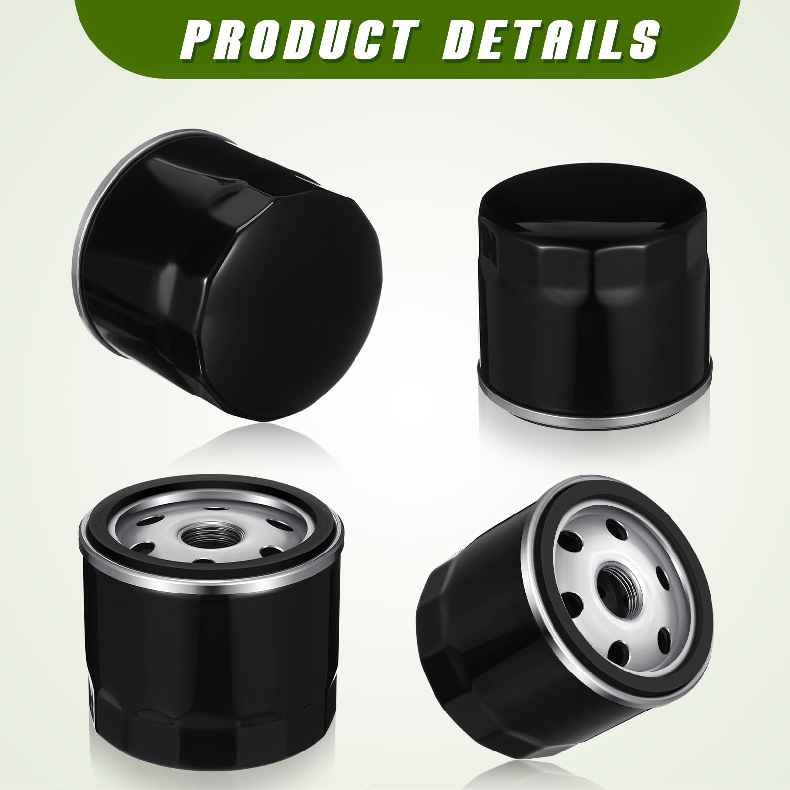 Paquete de 8 filtros de aceite 12 050 01-S compatibles con cortacésped Kohler Engine Troy 12 050 01 1205001-S 12 050 01-S1