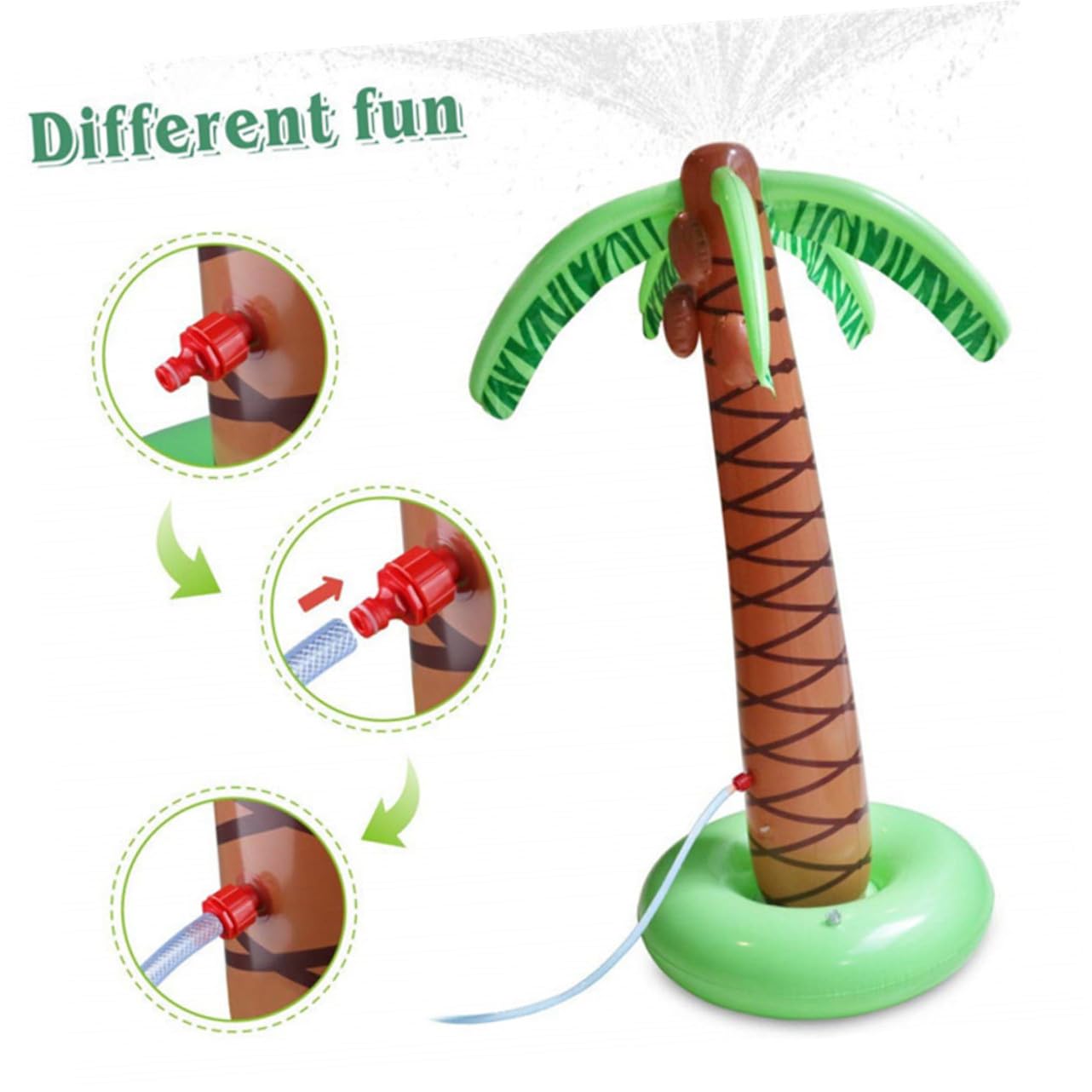 Jouet D'arrosage D'extérieur Gonflable en PVC Cocotier 1 Pièce