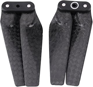 Hélices Taidda, Hélice Drone Leve Durável 2 Pares Dobráveis Hélices de Fibra de Carbono Lâminas Drone Quadcopter Acessório para Spark