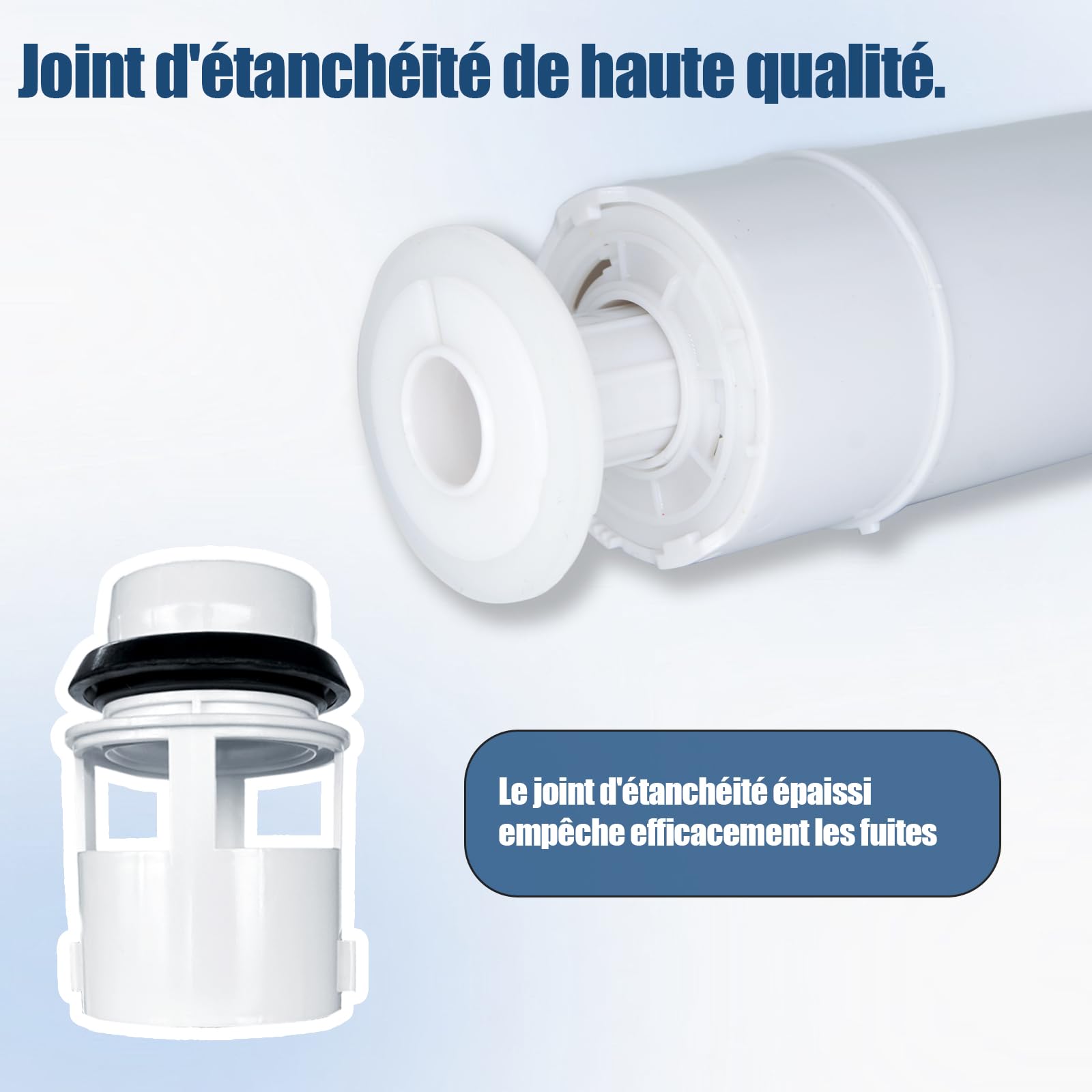 Empyreal Mécanisme de Chasse d’eau pour Réservoir Encastré, Compatible avec Geberit Type 212, Kit de Chasse d'eau en Plastique, Vanne de Chasse Double Débit, 244.820.00.1