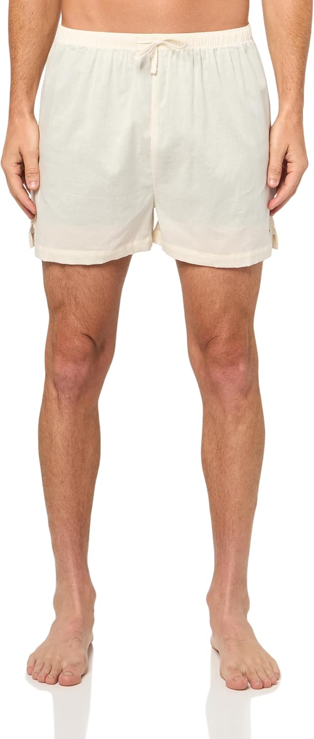 BOSS Men's Cotton Relaxed Beach Shorts