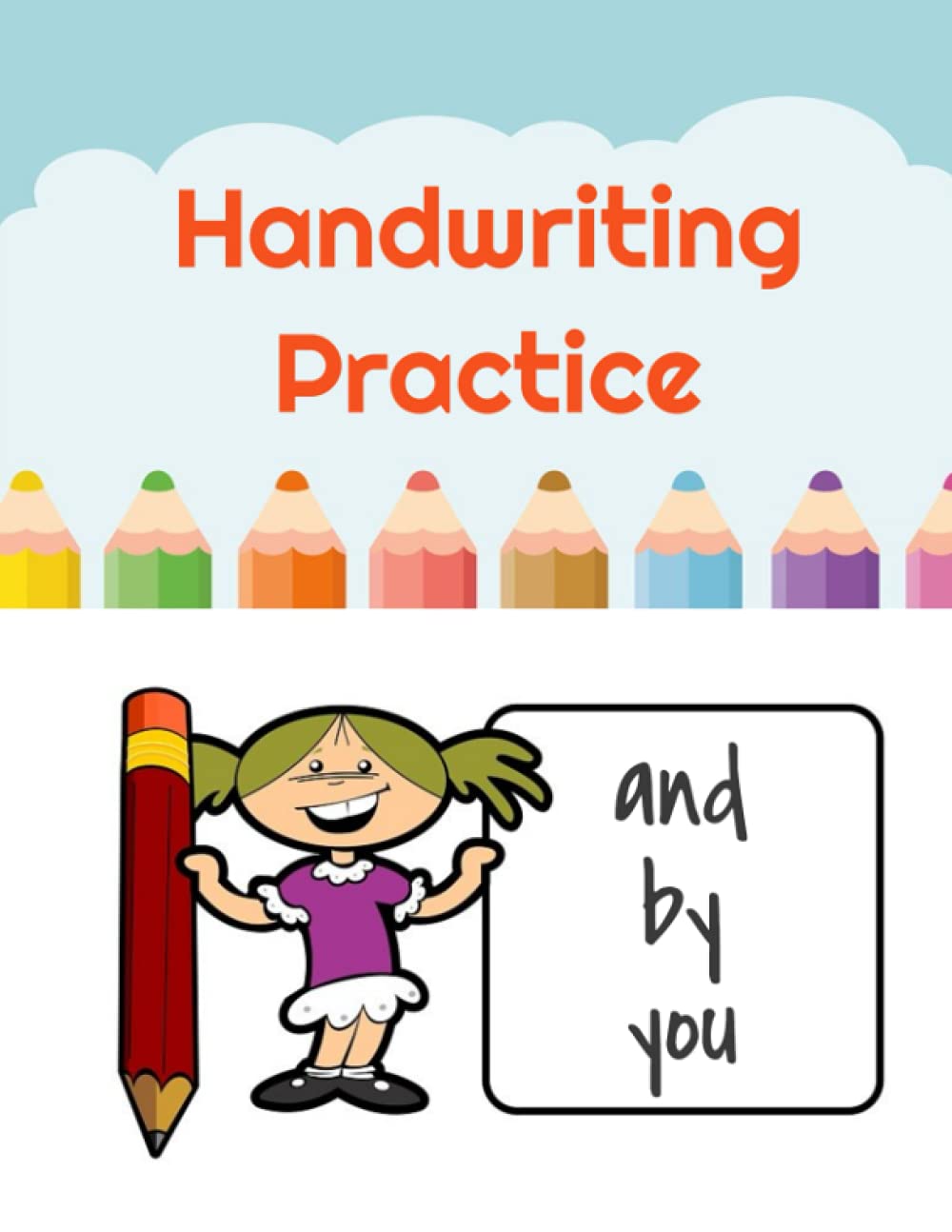 Handwriting Practice Workbook, Kindergarten Practice Sheets, Lined Paper for Handwriting, Free Handwriting Worksheets, Pre-K Practice Handwriting Sheets Blank, 8.5" by !1"