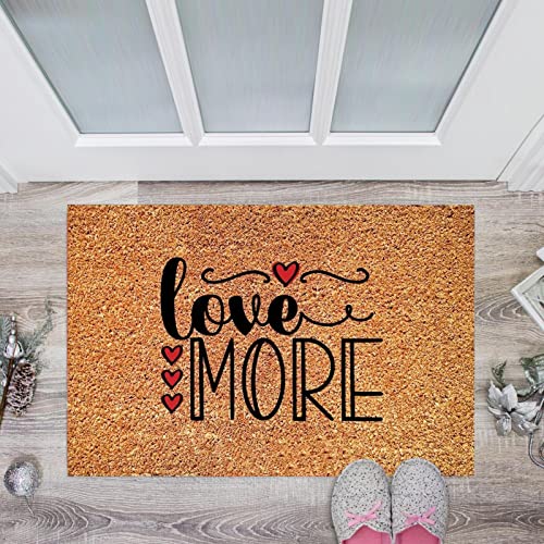 Tapete do dia dos namorados | Tapetes de dia dos namorados com forro antiderrapante | Tapete de port