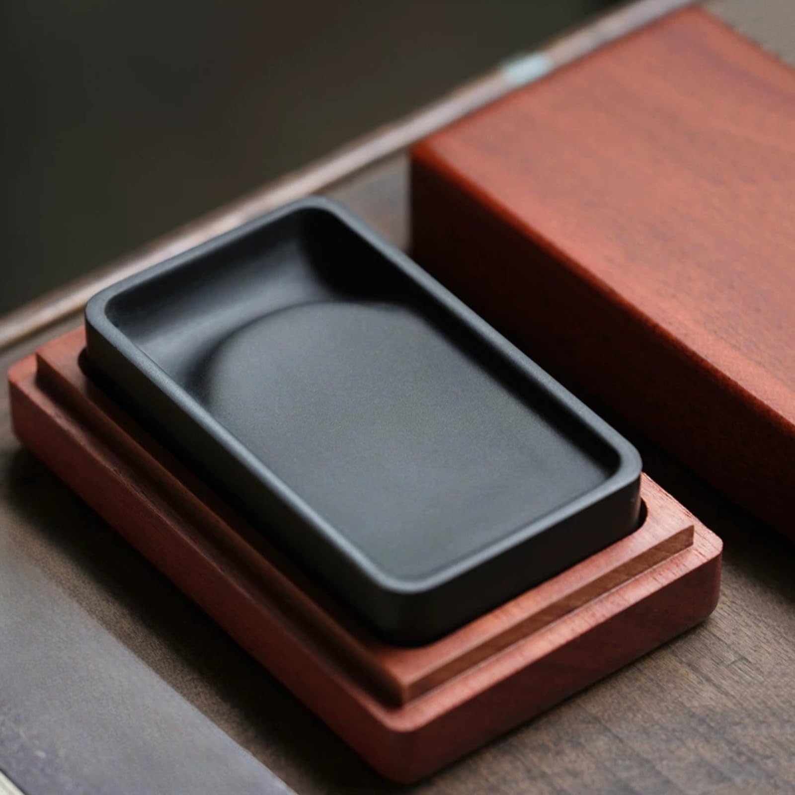Avec coffret cadeau Inkstone Calligraphie, 8,7 cm, fournitures pour débutants