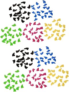 POPETPOP Tampinhas De Unha De Gato 200 Pçs Tampas De Garras De Gato Tampas De Unhas De Gato Capas De Garras De Gato Para Cães Cortador De Unhas Macio Conjunto De Unhas Para Gatos