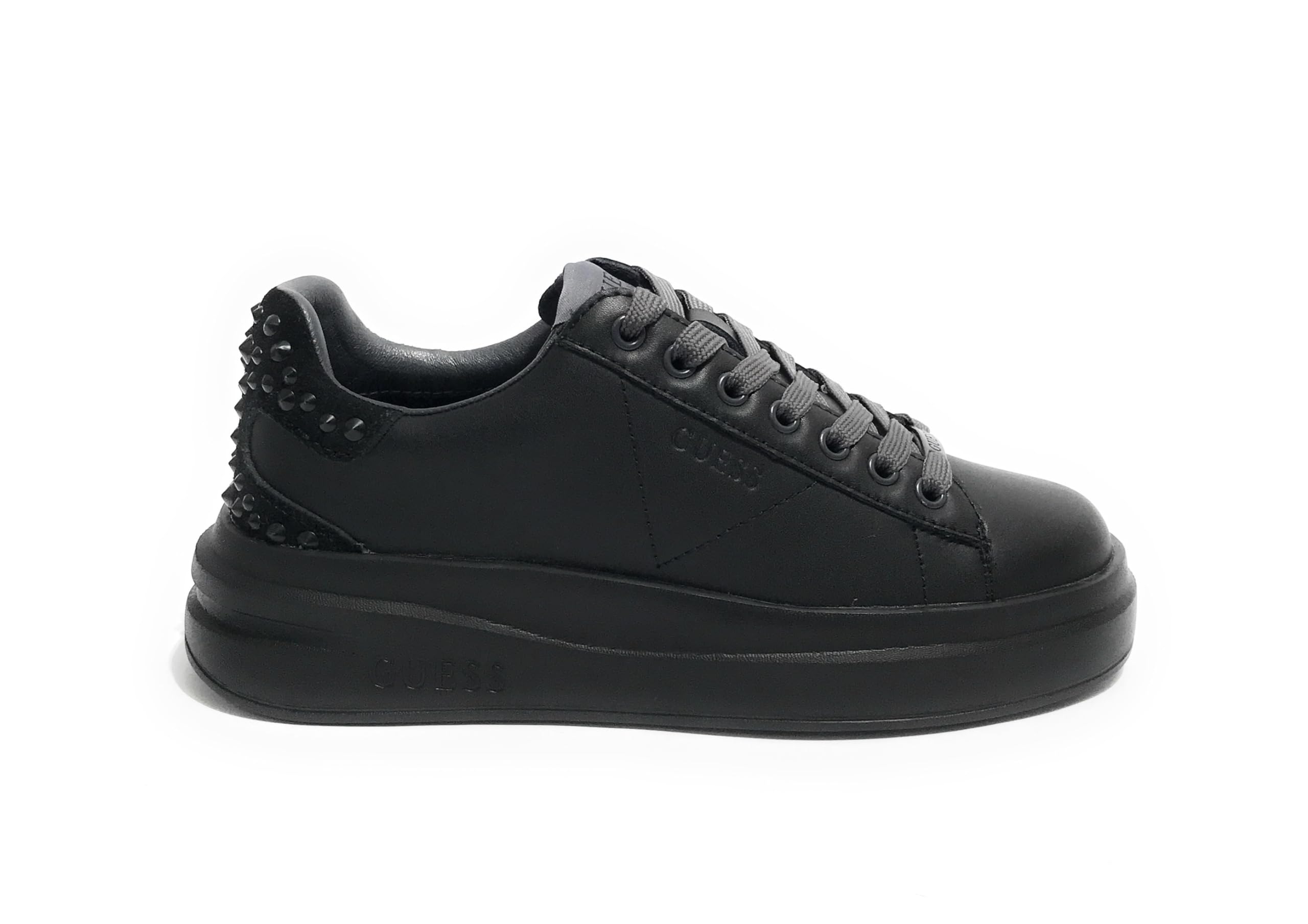 Scarpe Guess Sneaker Elbina Carryover In Pelle Coal/ Black DS25GU10 FLPVIBLEP12 37-image