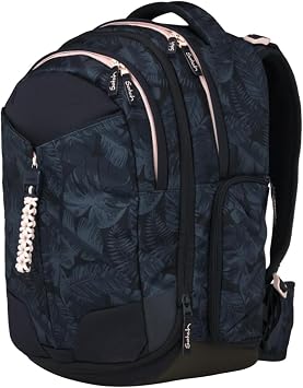 Satch Match Midnight Jungle School Backpack - Blue