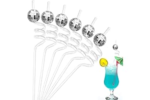 Shimmering Disco Ball Straws: The Ultimate Party Essential