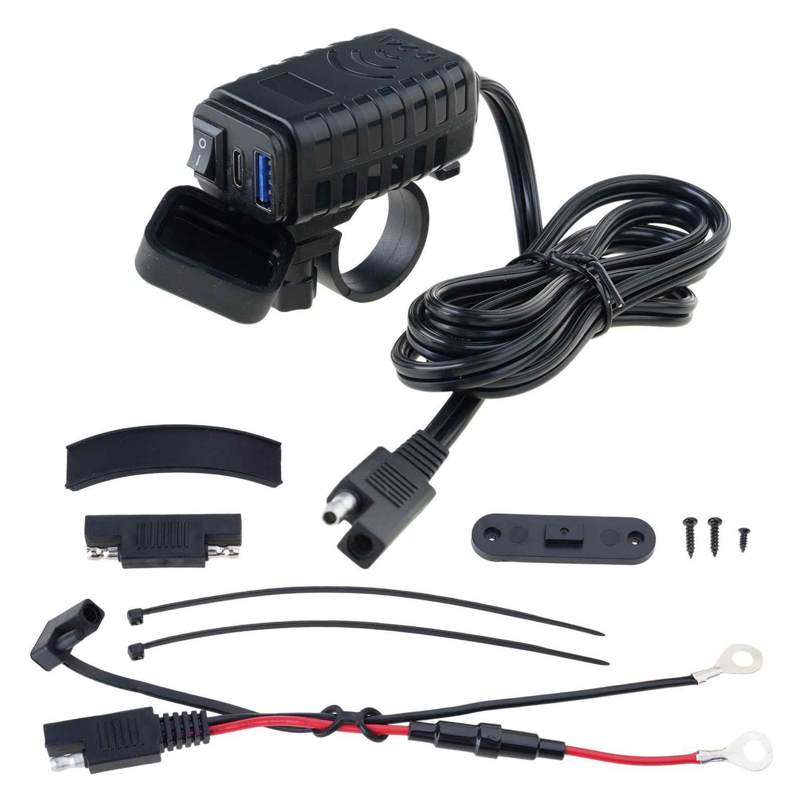 Cargador USB para motocicleta evita apagones de GPS y teléfono en viaje 8