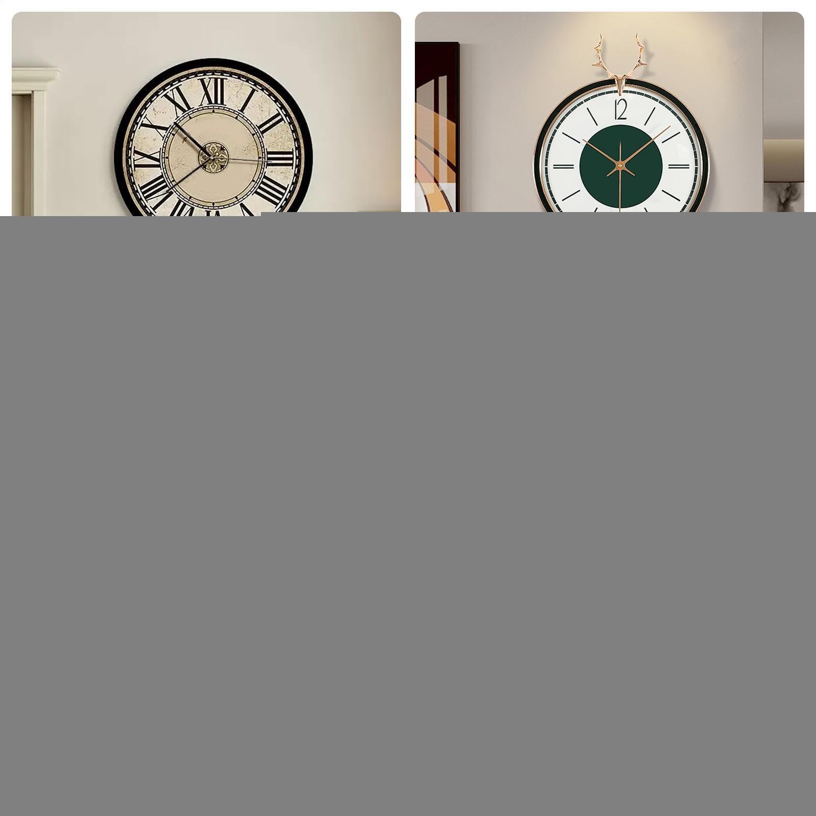 Wandklokmechanisme Vervangingsset – Hoog Koppel, Metalen Haak, 12 Mm As, Stille Sweep-functie – Voor Creatieve Klokken En Reparatie