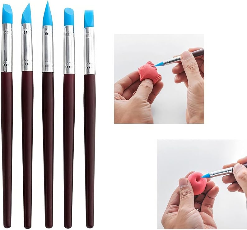 24 Piece Ceramic Clay Pottery Sculpture Wood Modeling Carving Set cin670