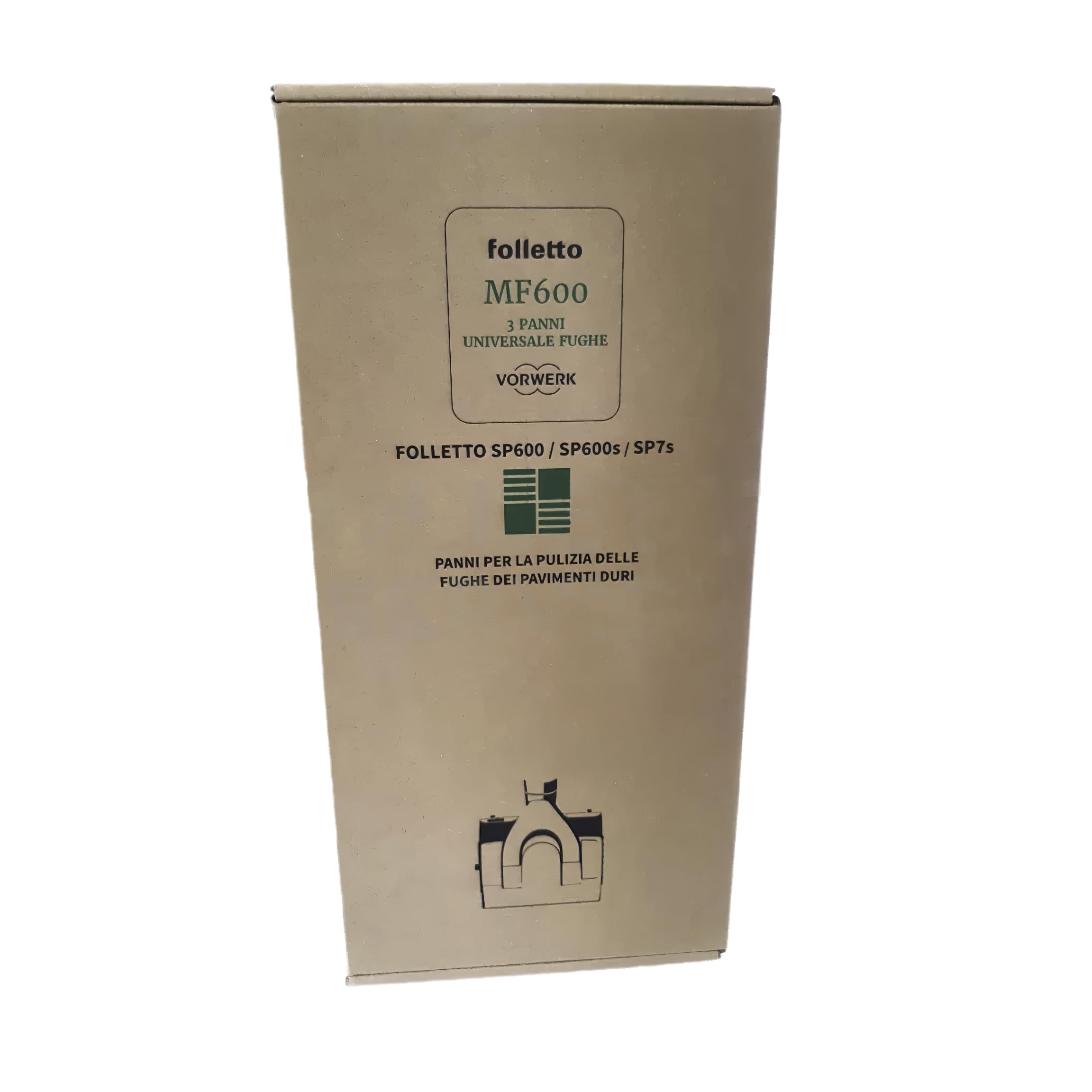 Folletto MF600 Confezione da 3 panni UNIVERSALE SOFT per Folletto SP600/SP600s/SP7s