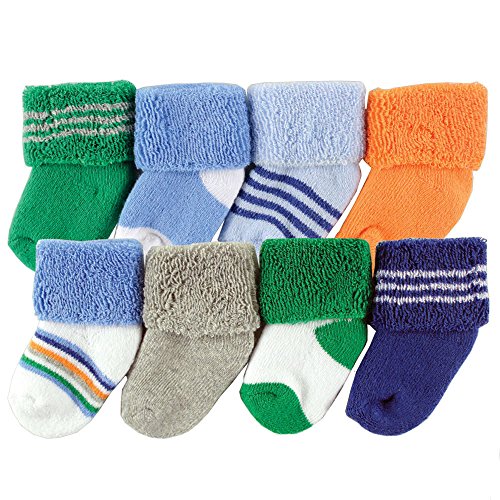 Image of Luvable Friends Baby Newborn and Baby Terry Socks